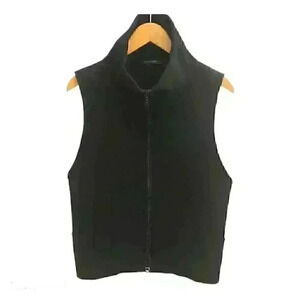 Annette Gortz Designer Relaxed Fit Soft  Shell Vest Black Size 36